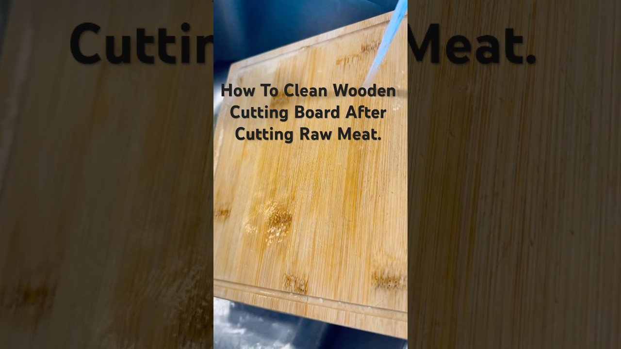 How to Sanitize a Cutting Board After Raw Meat Safely