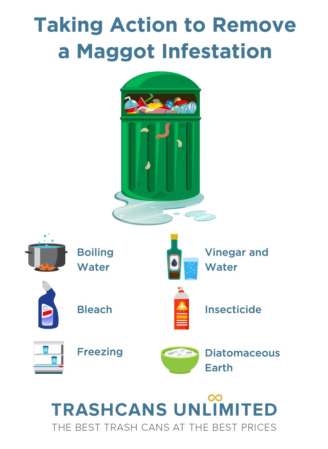 How to Get Rid of Maggots in Trash Can: Fast and Easy Solutions