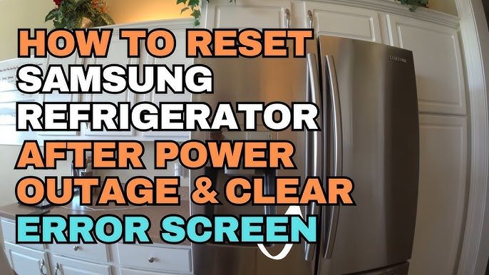 How to Reset a Refrigerator After a Power Outage: Easy Steps