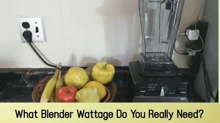 How Many Watts Should a Good Blender Have
