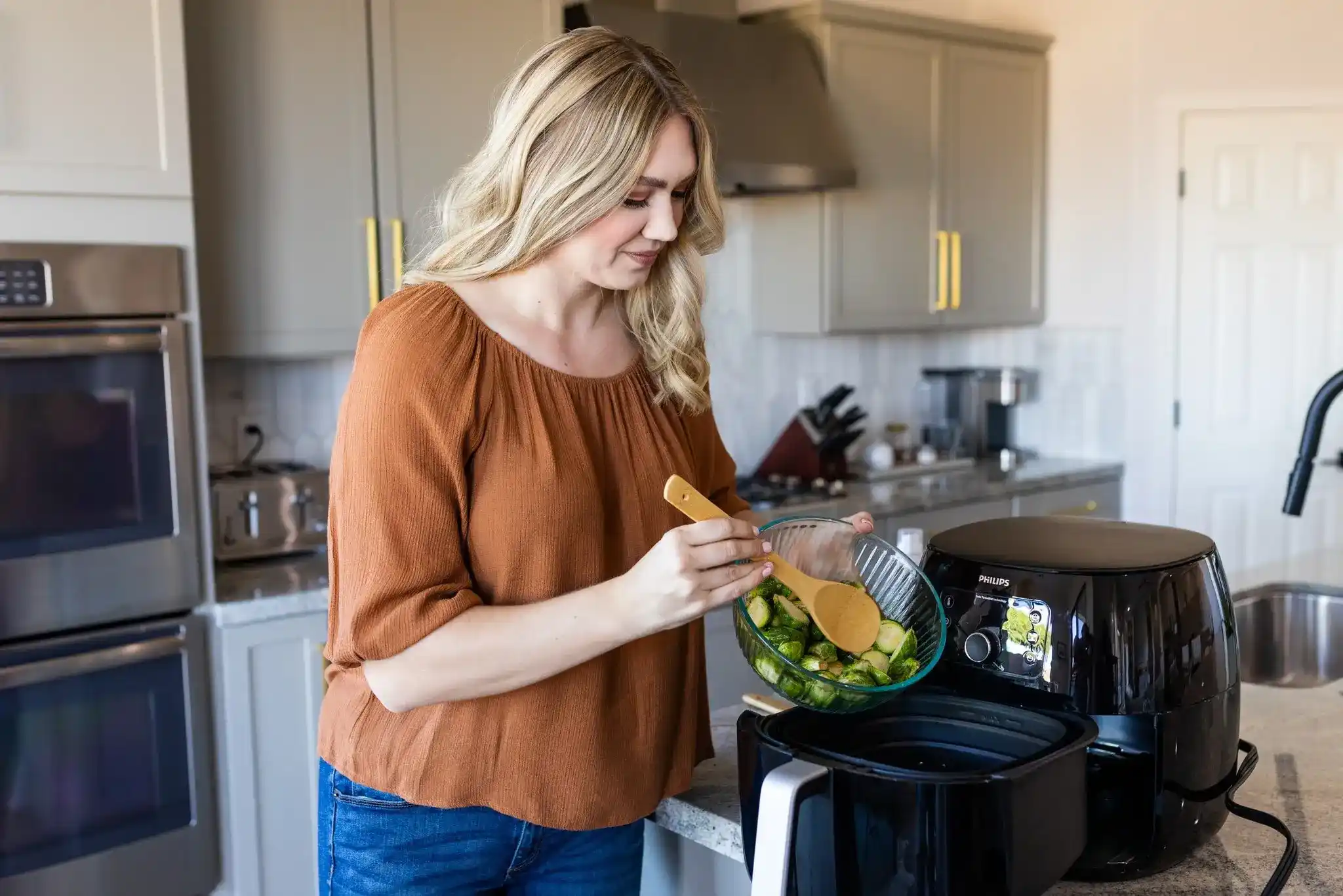 which model of ninja air fryer have teflon
