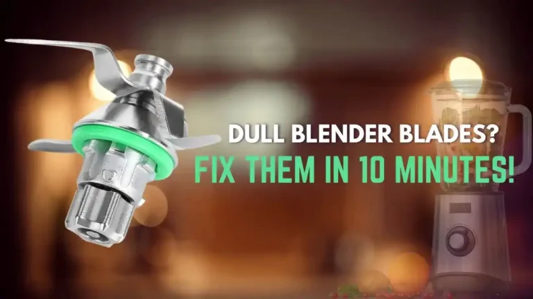 How to sharpen a blender blade