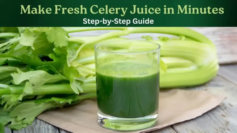 celery smoothie in blender