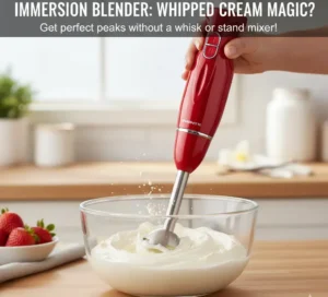 Can You Whip Cream With an Immersion Blender