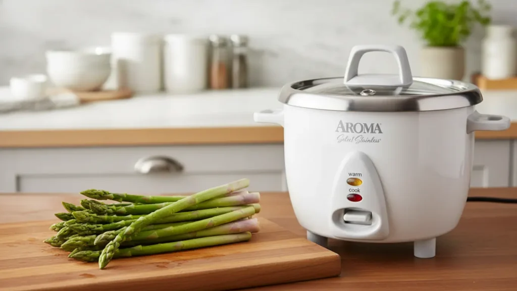 How Long To Steam Asparagus In Rice Cooker