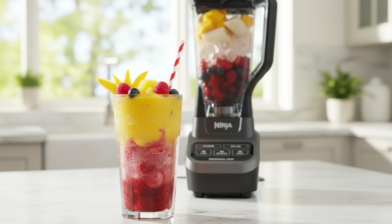 Making Slushies With A Blender
