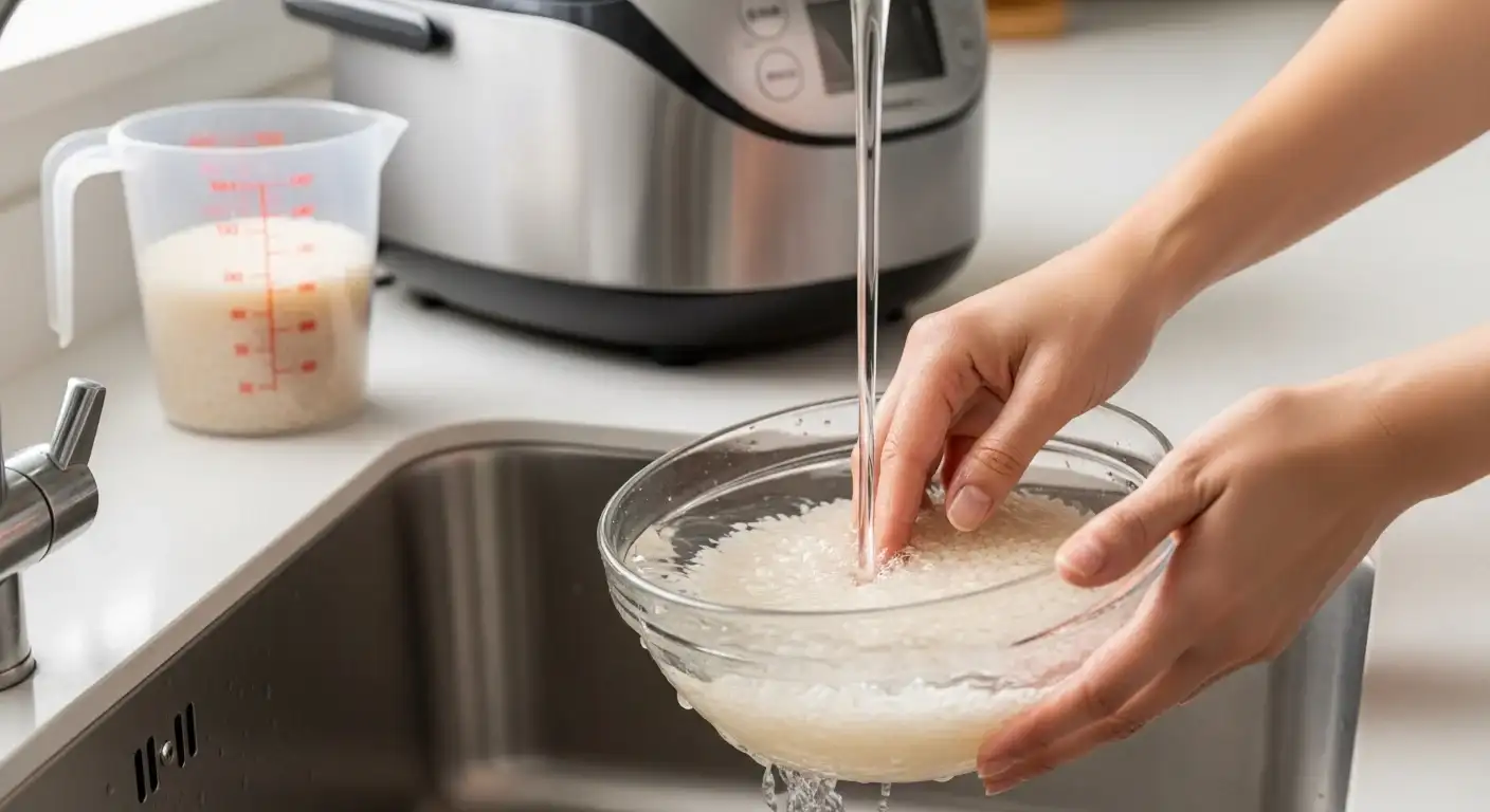Pre Washing Your Rice