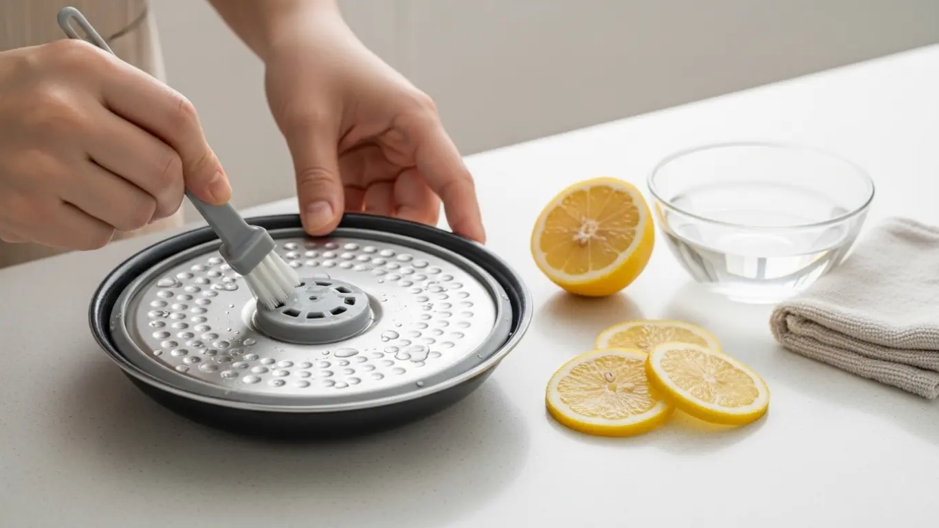 cleaning rice cooker with vinegar