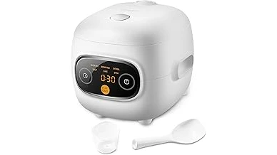 The image shows a variety of stylish rice cookers with timers, highlighting best-selling options.