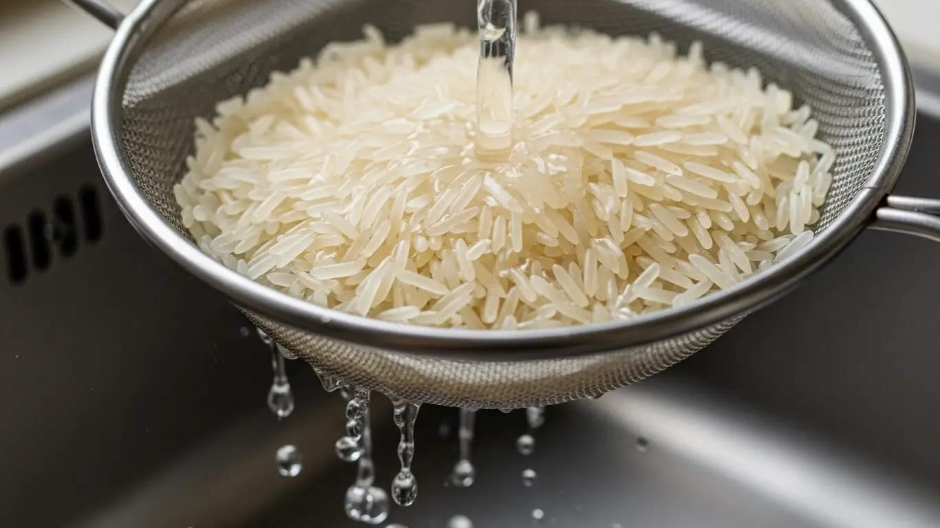 how to rinse basmati rice before cooking