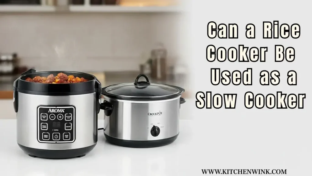 rice cooker as a slow cooker