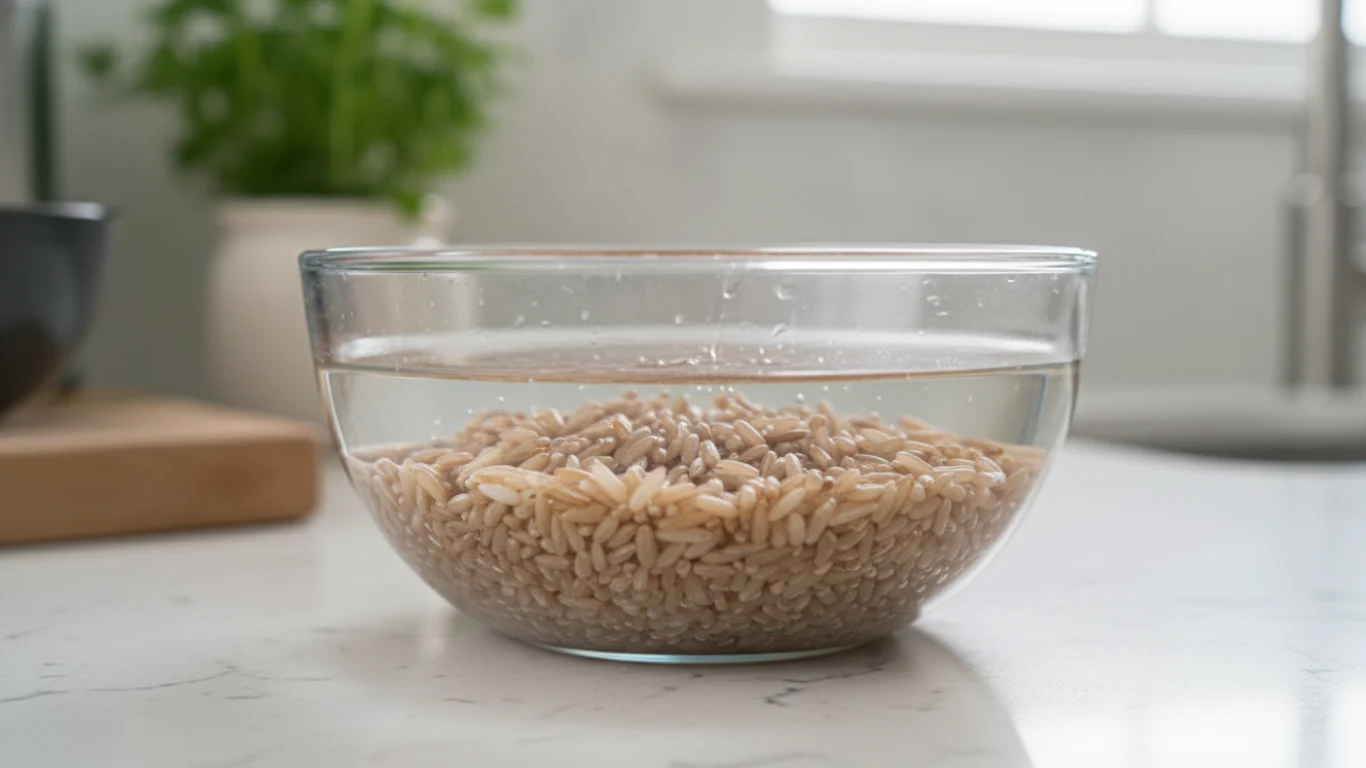 soaking rice before cooking in rice cooker