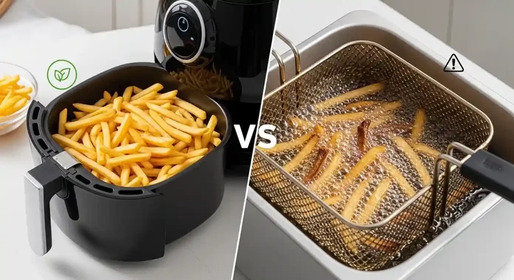 Air Fryer Acrylamide Levels vs Deep Frying Health Study