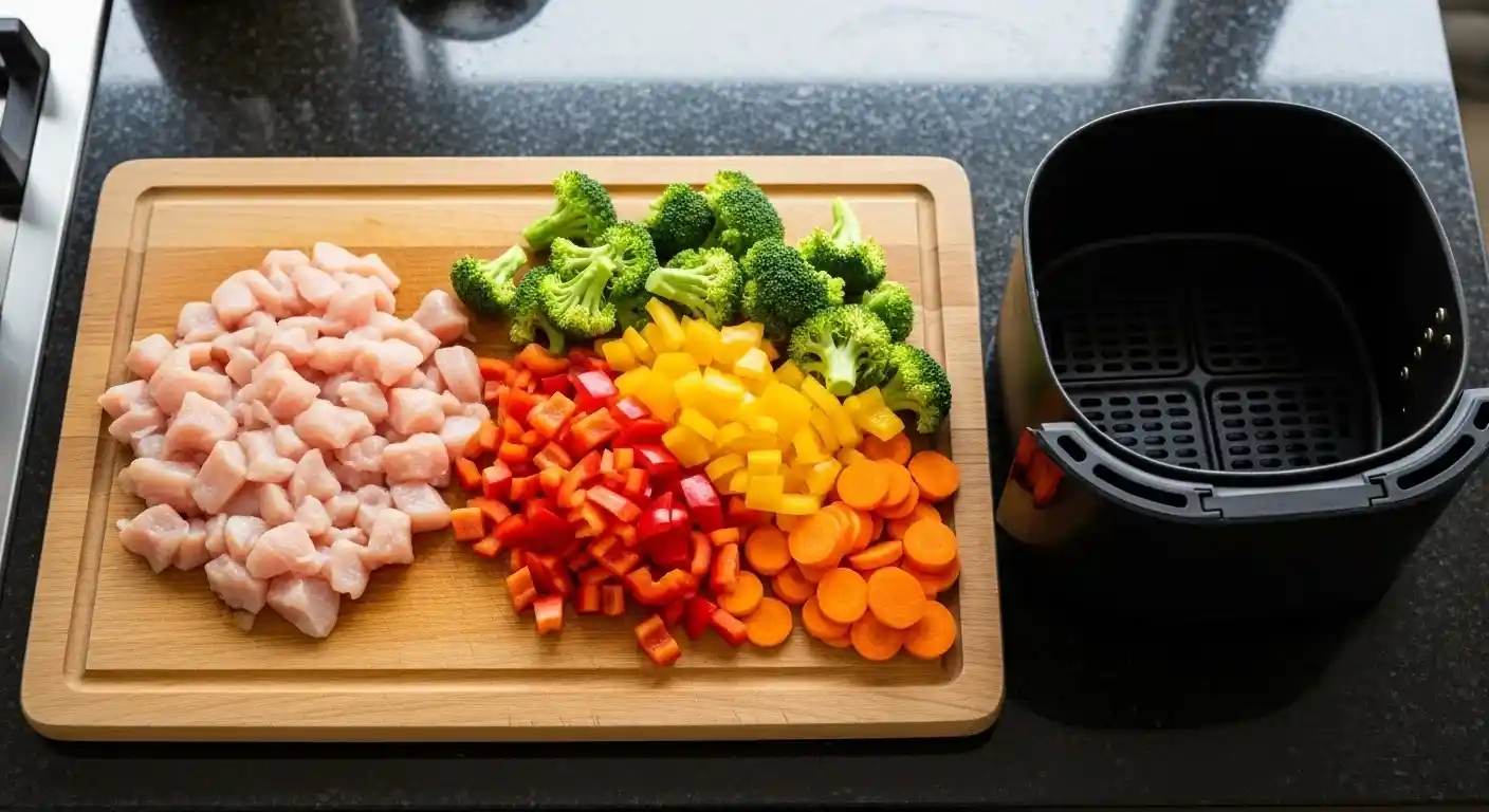 Can You Cook Raw Meat And Vegetables Together In Air Fryer