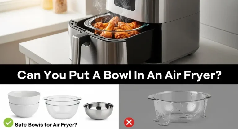 Can You Put A Bowl In An Air Fryer