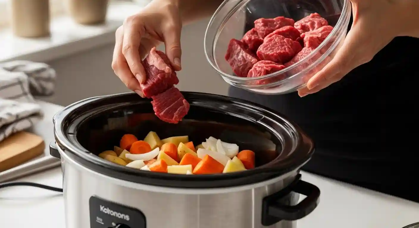 Can You Put Raw Meat In A Slow Cooker