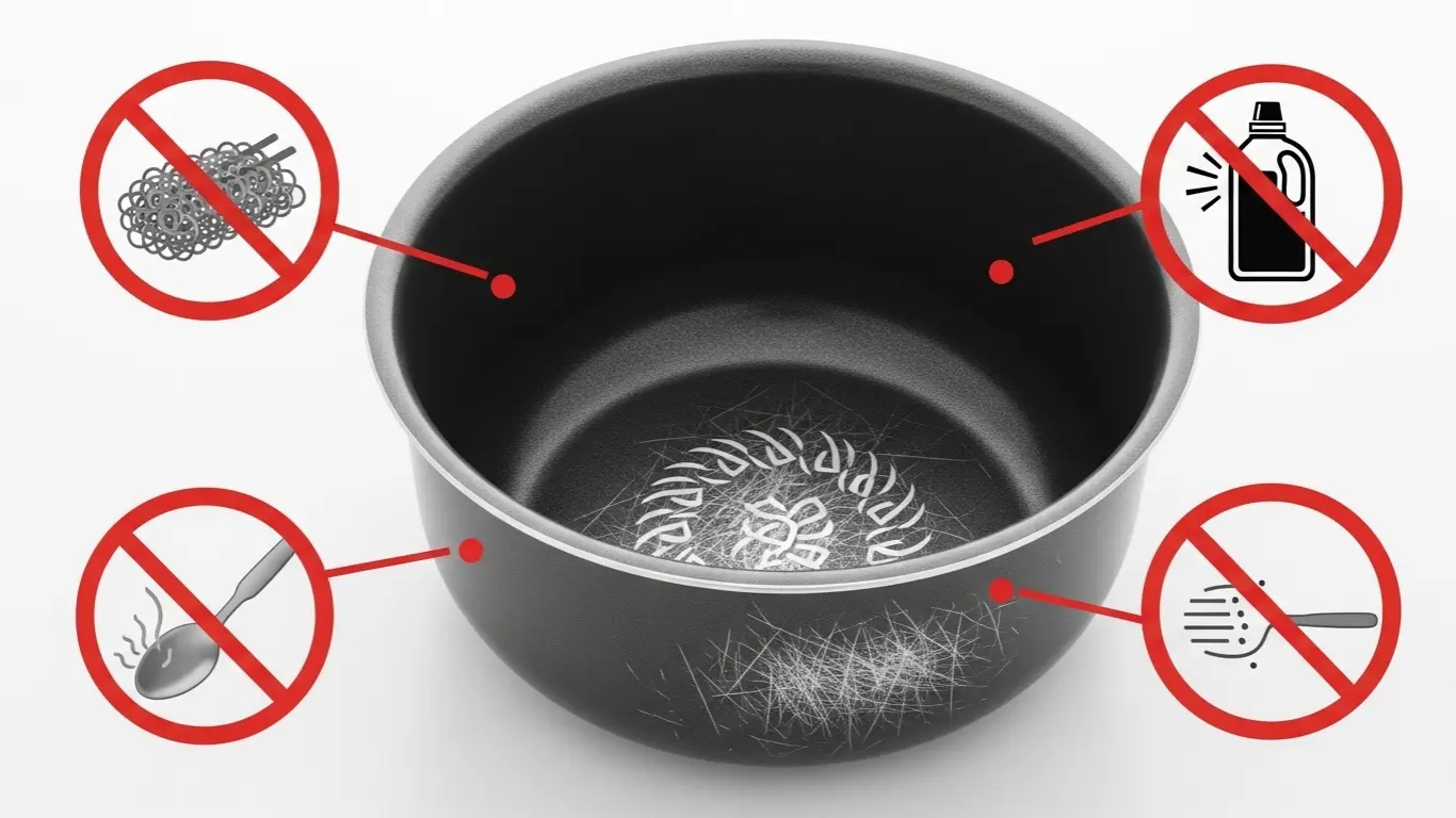 Common Rice Cooker Pot Materials and Their Care