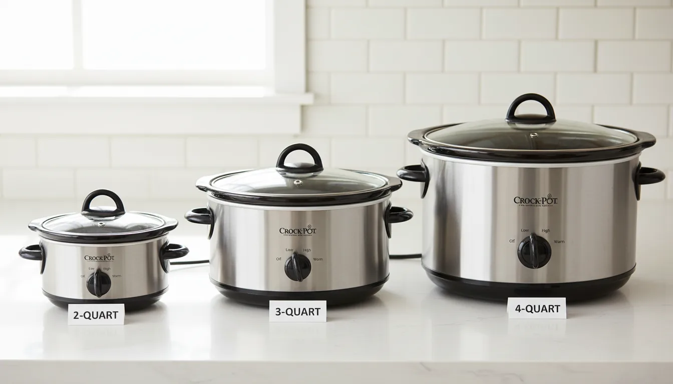 Common Slow Cooker Sizes And Their Uses