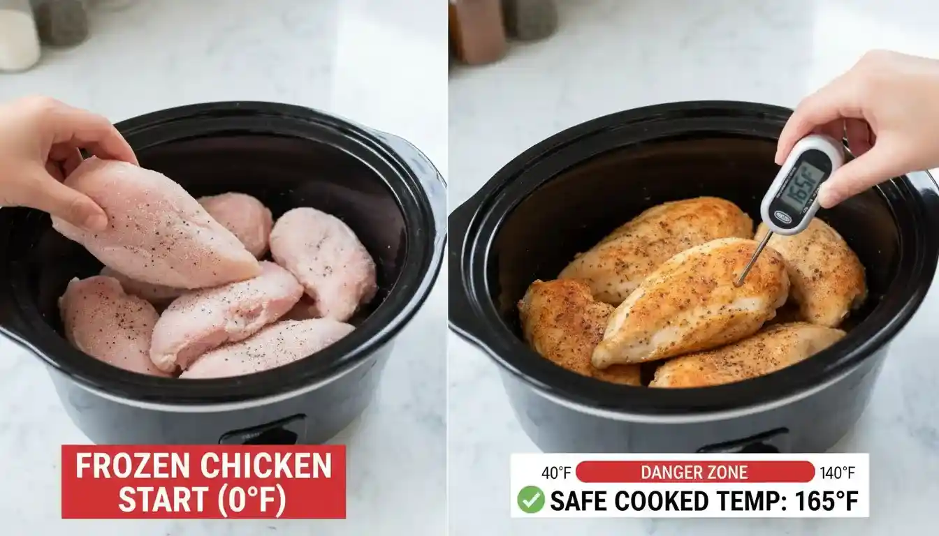 Cooking Frozen Chicken In The Crock Pot Cooking Frozen Chicken In The Crock Pot