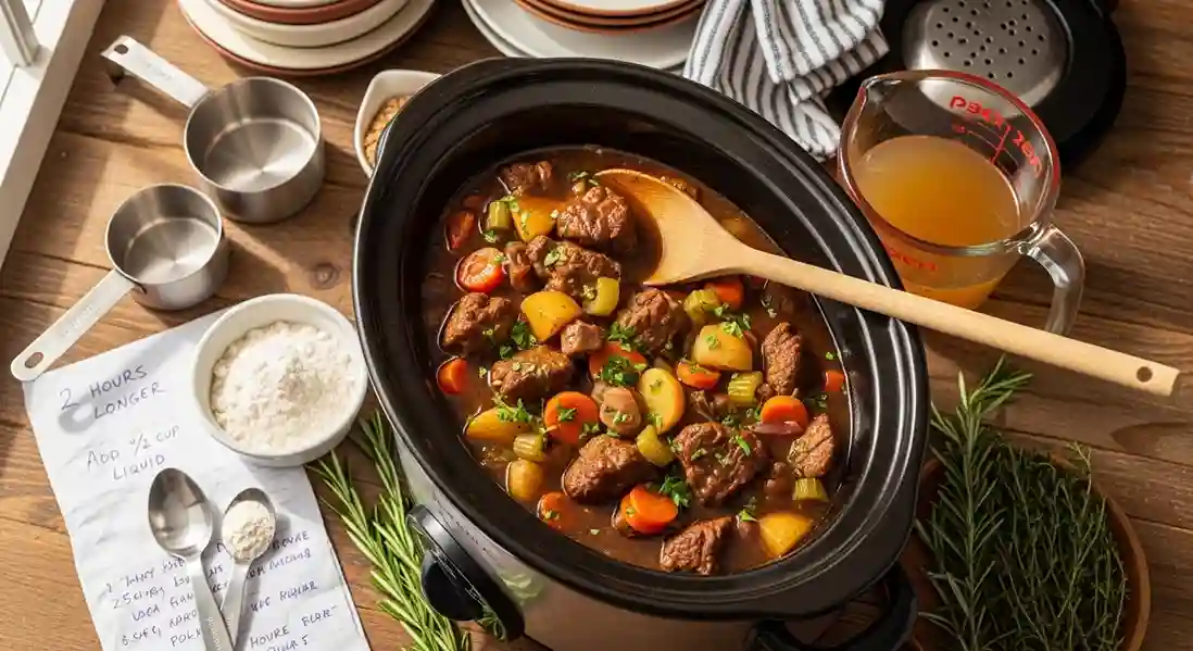 Final Cooking and Serving Tips using crock pot