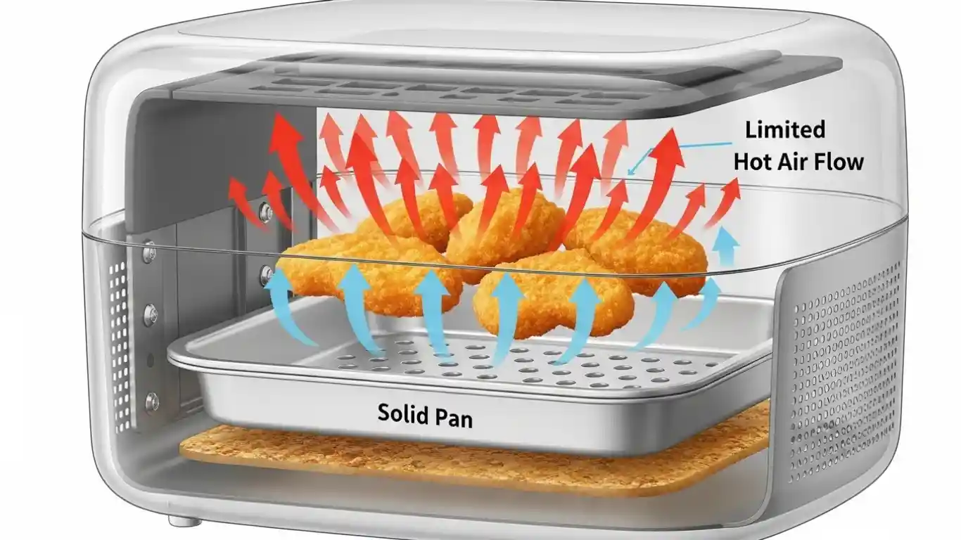 How Metal Accessories Affect Air Frying
