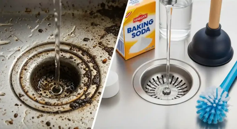 How To Clean A Kitchen Sink Drain Easily