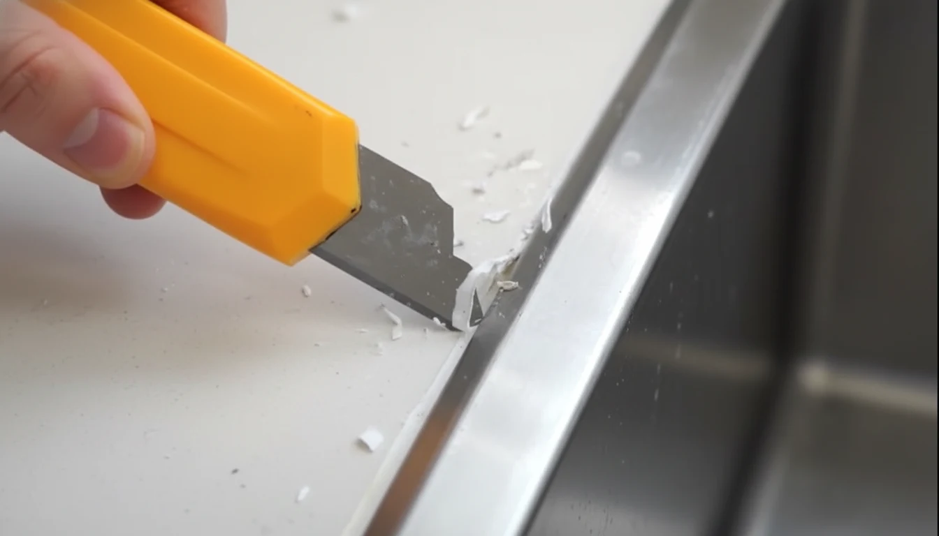 How to Caulk a Stainless Steel Kitchen Sink How to Caulk a Stainless Steel Kitchen Sink