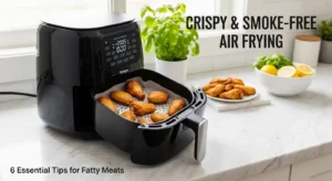 How to Prevent Air Fryer Smoke When Cooking High Fat Meats