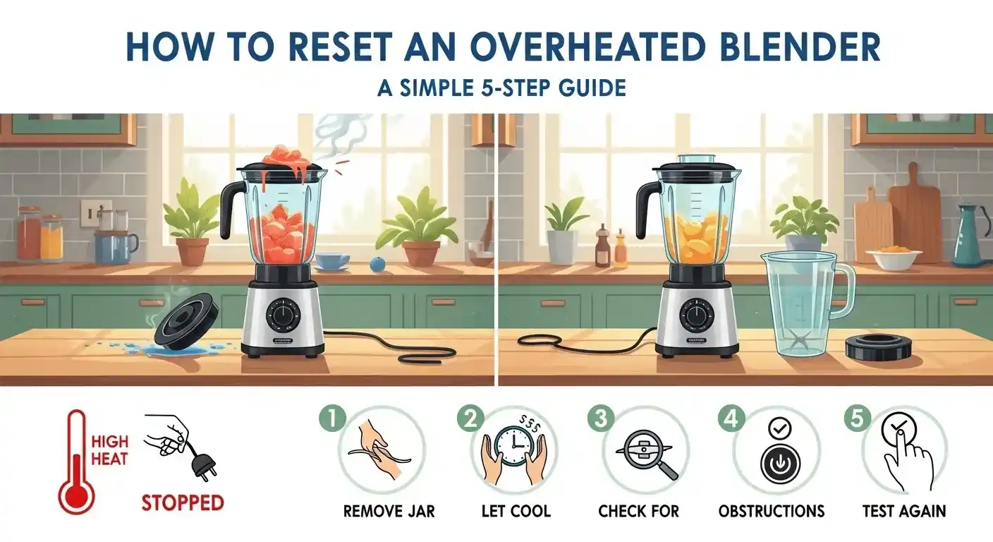 Steps to Reset an Overheated Blender