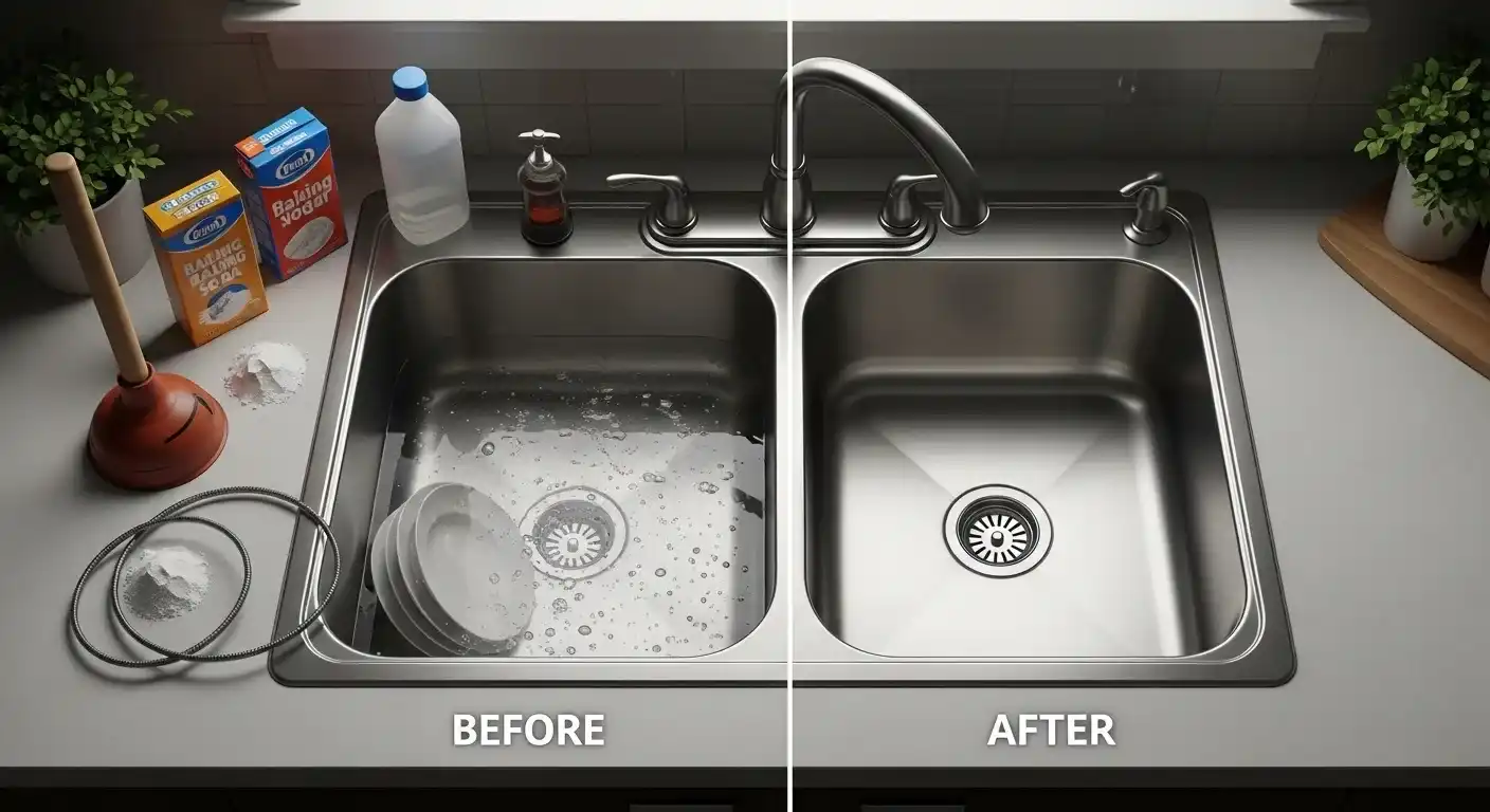 How to Unclog a Double Kitchen Sink How to Unclog a Double Kitchen Sink