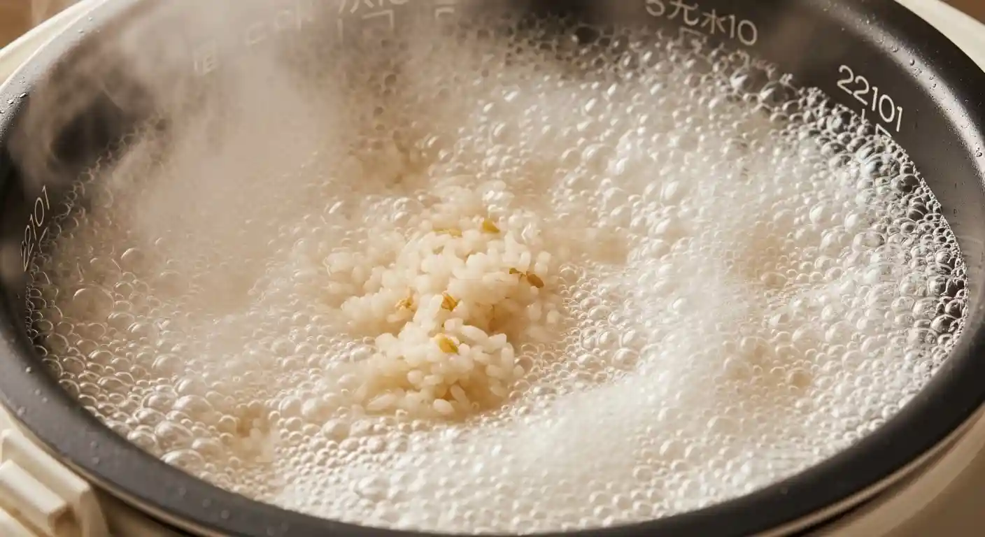 Incorrect Rice-to-Water Ratio in rice cooker