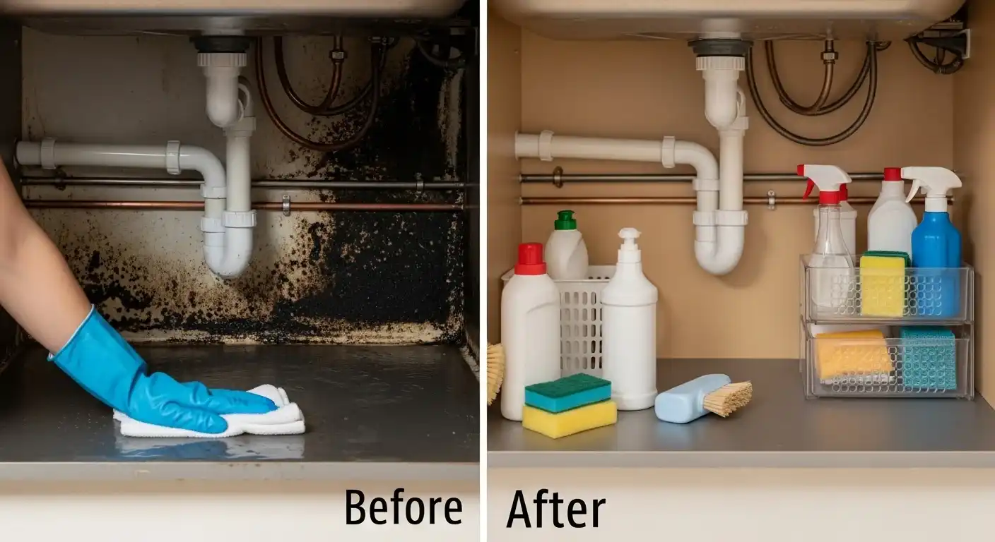 Keeping the sink Cabinet Dry