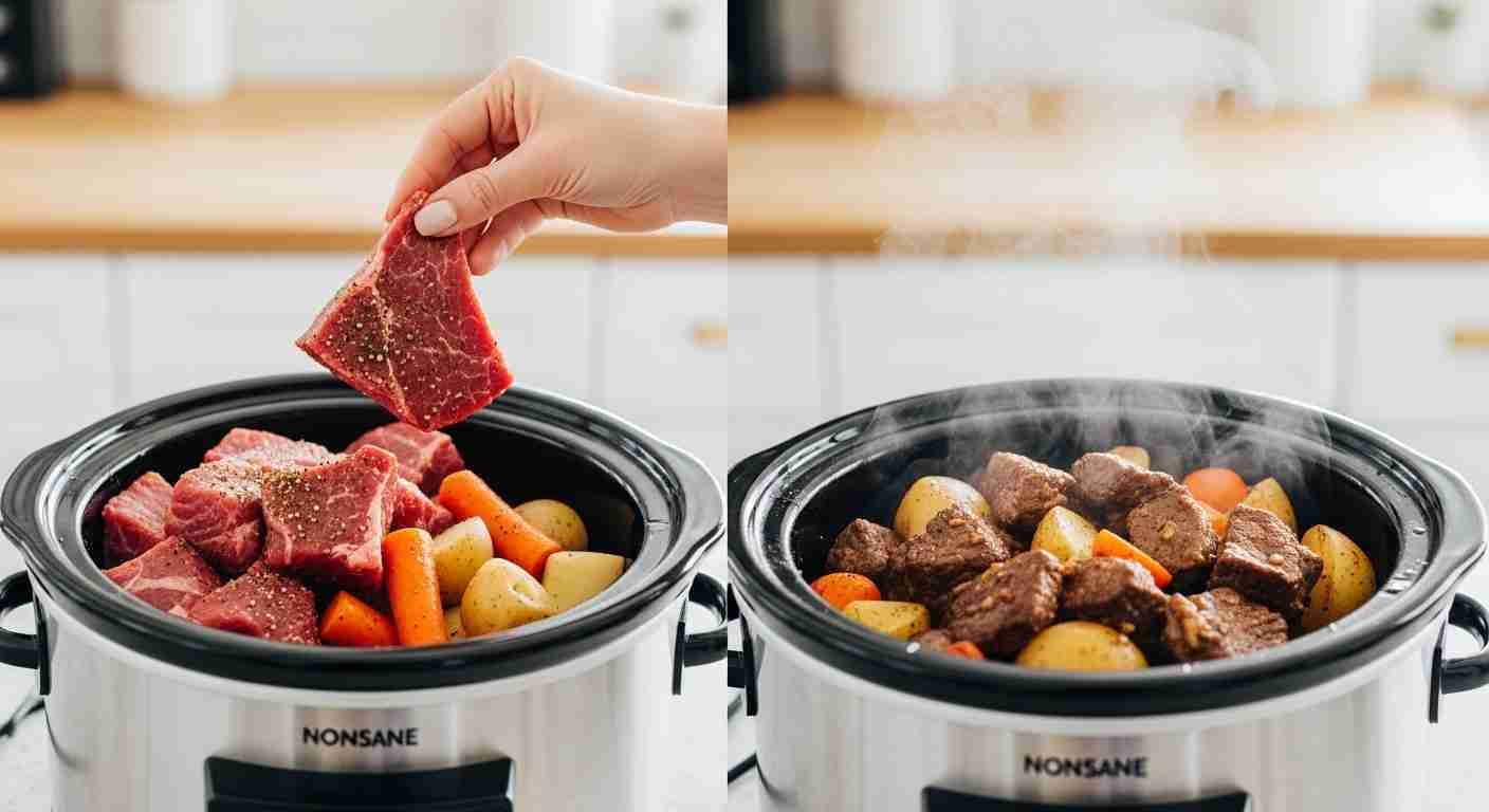 Preparing Raw Meat for the Slow Cooker