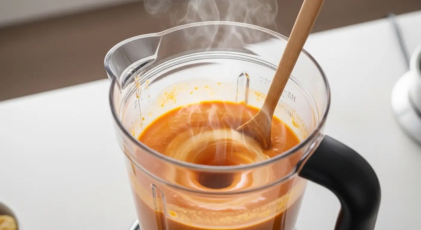 Step by Step Guide to Blending Hot Soup