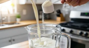 how to blend protein powder without clumps in a blender