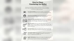 How to Clean Portable Ice Maker