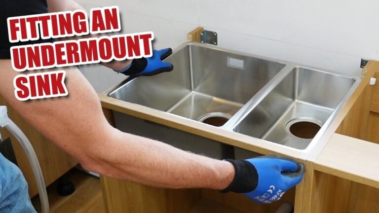 How to Fix an Undermount Kitchen Sink