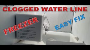 How to Unclog an Ice Maker Water Line