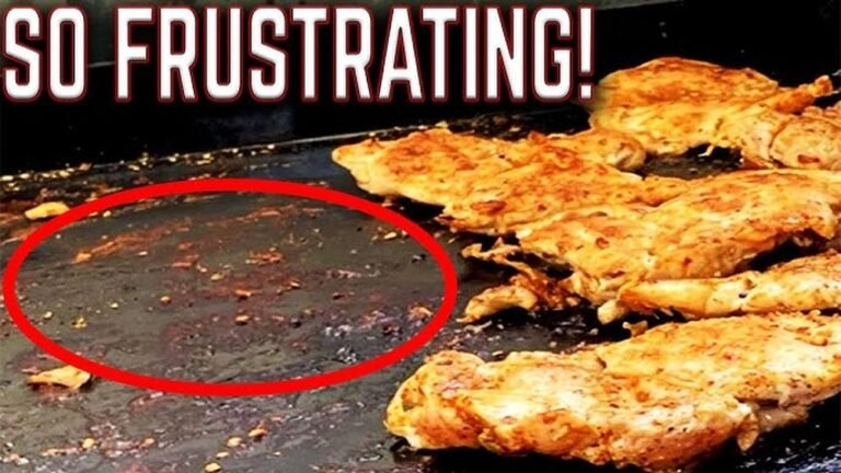 Why is Food Sticking to My Griddle