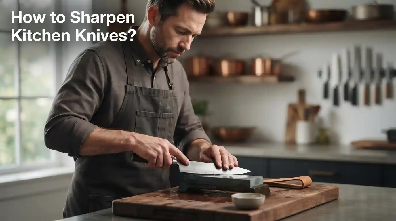 How to Sharpen Kitchen Knives