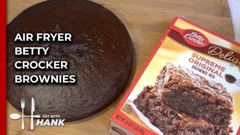 Can I Cook Betty Crocker Brownie Mix in Air Fryer