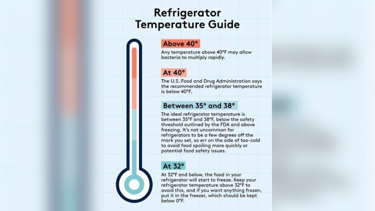 How Cold Should a Refrigerator Be​ for Maximum Freshness?