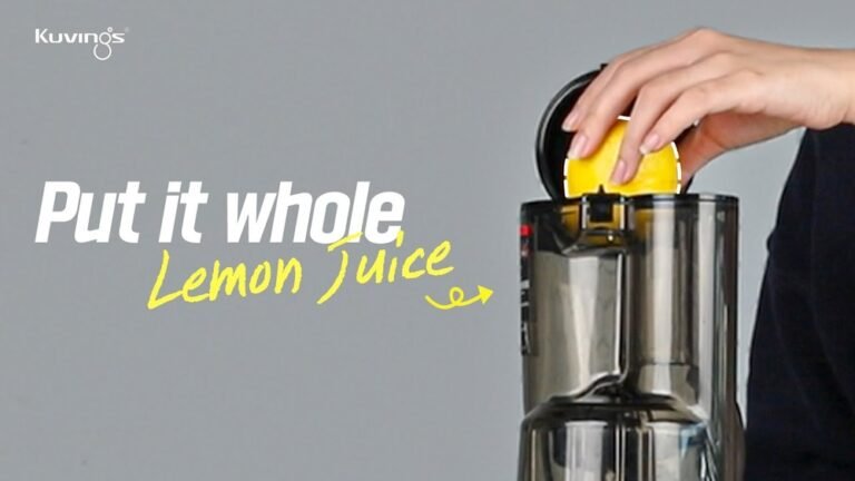 How Do You Juice a Lemon With a Juicer