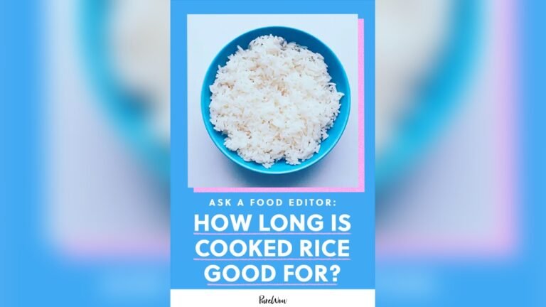 How Long is Cooked Rice Good for in the Refrigerator