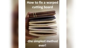 How to Fix a Warped Wooden Cutting Board
