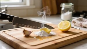 How to Remove Garlic Smell from Cutting Board