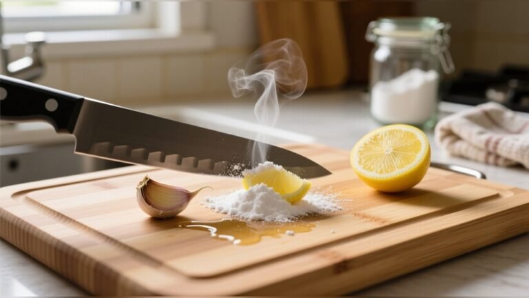 How to Remove Garlic Smell from Cutting Board