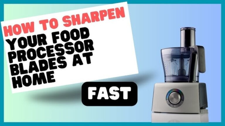 How to Sharpen Juicer Blades at Home