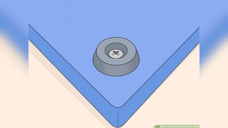 How to Stop a Cutting Board from Sliding