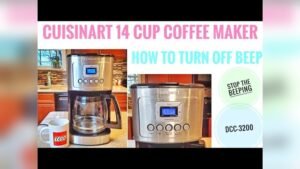 How to Stop Cuisinart Coffee Maker from Beeping